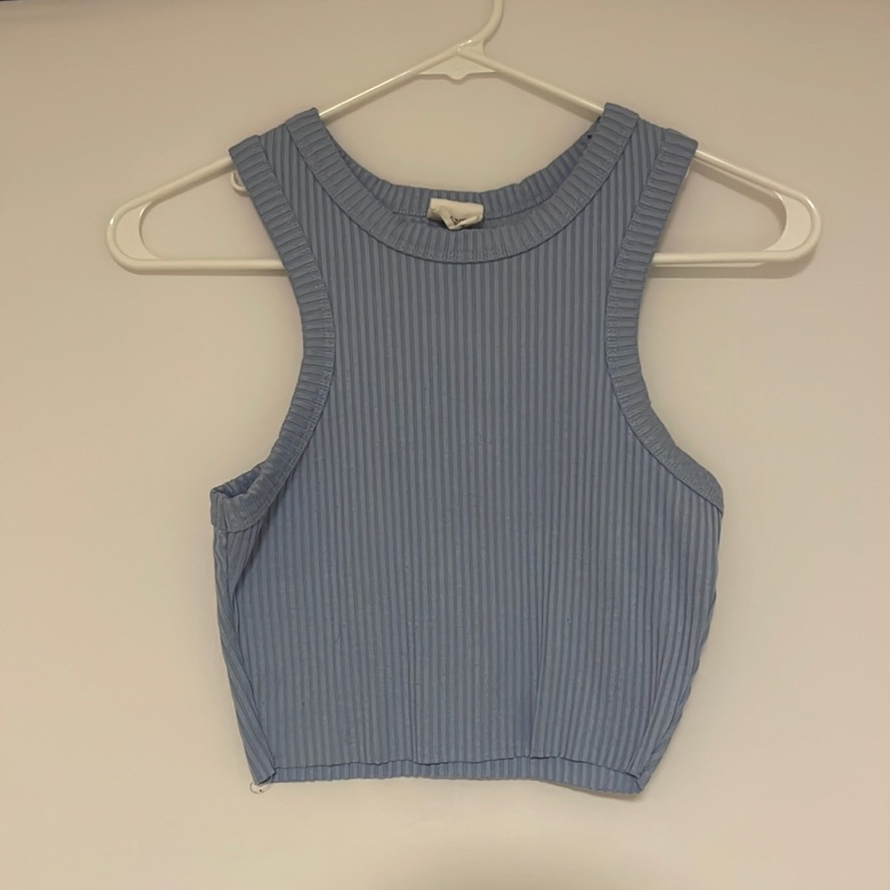 Blue tank